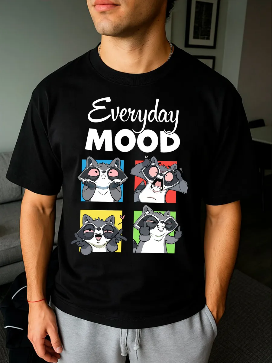 Футболка с приколом Everyday Mood — Футболка Базовая · 160 г/м²